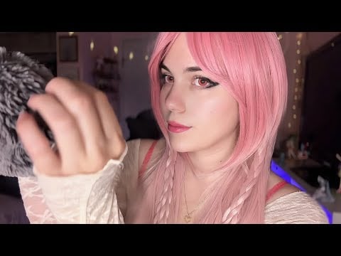 ASMR mic brushing 