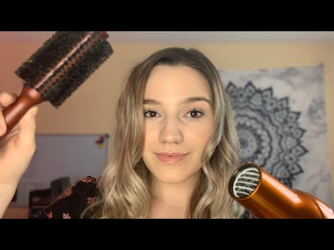 ASMR | Blow drying your hair |