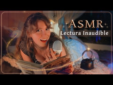 ASMR Lectura Inaudible inventada para DORMIR ✨ a tu lado de la CAMA ✨