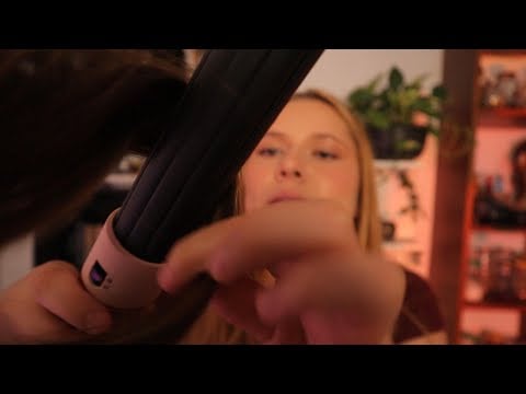ASMR TE ESTILIZO EL CABELLO + TE PONGO AUDIFONOS