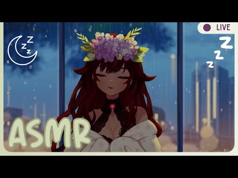 「Live ASMR」Last August Stream / News For Next Month! 🌸 Follows = Smooches  🧚🏽#asmr #triggers