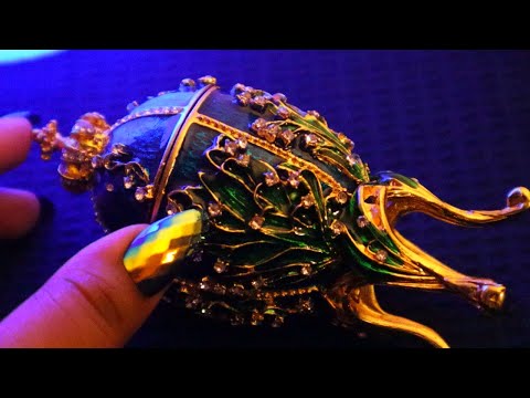 ASMR | Scratching and Tapping on Some Beautiful Trinkets - No Talking