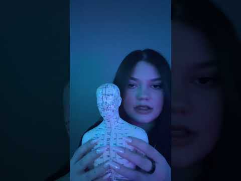 Acupuncture doll ASMR #relax #tingles #asmrtriggers #mouthwhisper #nails #asmrtingles #asmrvideos