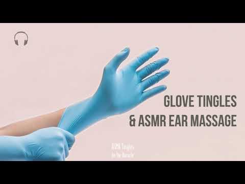Brainmelting [ASMR] ★ Glove Massage tingles ★ [binaural] [Non layered]