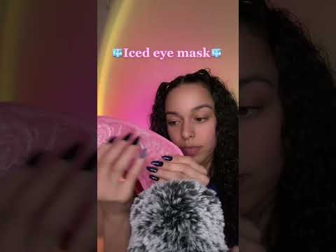 👀 #asmr #satisfying #fyp #relaxing #shorts #asmrsounds #notalking #facial #eyemask