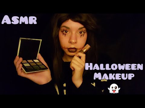 ASMR ◇ Doing your halloween make-up 👻 (late Halloween video I know)