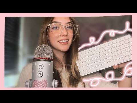 ASMR| Asking You Questions {KEYBOARD TYPING, WHISPERING}