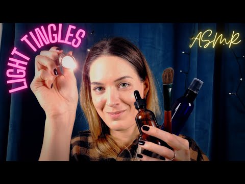 ASMR TRIGGERS | Light tingles (follow the light, hand movement, water sounds & brushing)