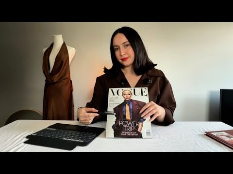 ASMR Personal Style Consultation 🤎 (magazine flipping & typing) 