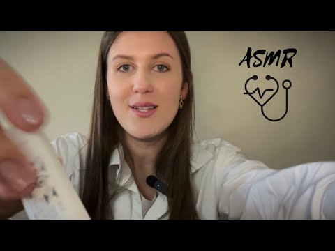 ASMR Roleplay - Consulta Médica Relaxante! 👩‍⚕️ Cuidando de você! #asmrcaseirinho