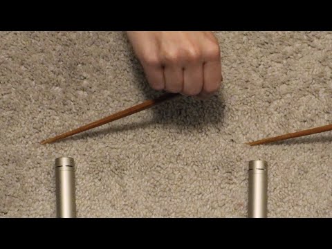 Chopsticks on Carpet ASMR