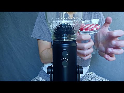 ASMR Fast & Aggressive Tapping on Jars (Bassy!) no talking