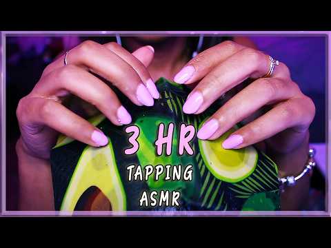 ASMR ✨ BEST TAPPING Collection 3HR  😌 For Sleep, Relaxation, Background (No Talking)