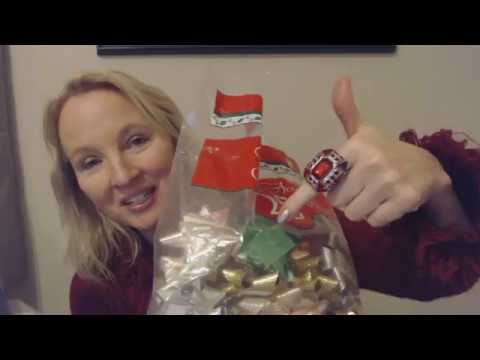 ASMR Request | Handling Gift Bows (Whisper Show & Tell)