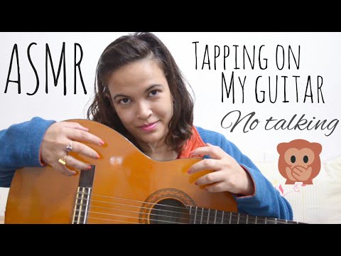 ASMR Wood Tapping (slow/fast) (normal/rhythmic) ~ Tapping on guitar