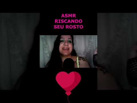 ASMR-SHORTS RISCANDO O SEU ROSTO #asmr #rumo2k #shorts