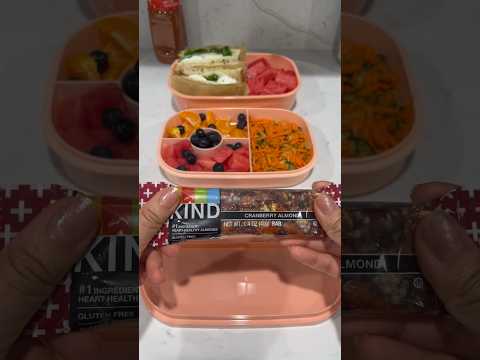ASMR Packing my lunch for work 🥪🍉 #asmr #asmrsounds #food