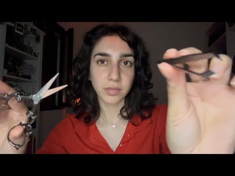 ASMR ITA | Rimuovo i tuoi pensieri negativi (whispering, plucking, rain sound)