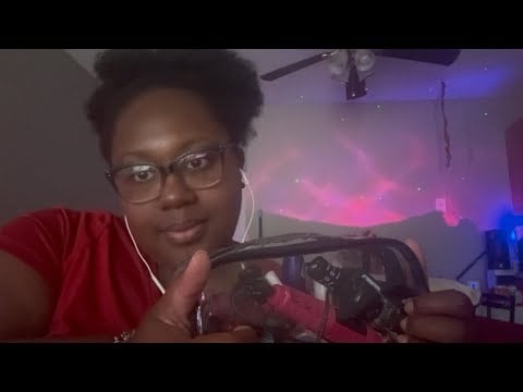 ASMR Nail polish bag Rummaging + Tapping sounds | NaytinglesAsmr 