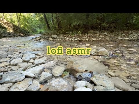 lofi asmr влог с моря|таппинг|скретчинг|звуки воды | lofi asmr vlog from the sea|tapping|scratching🌊