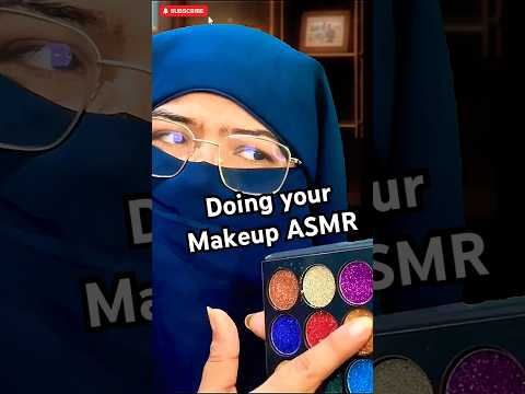 Doing your makeup ASMR #asmr #makeup #asmrtriggers
