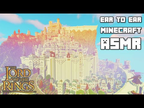 Minecraft ASMR | Exploring the most amazing build I've ever seen | Minecraft Middle Earth