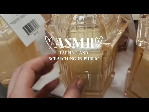 ASMR | PUBLIC TAPPING AND SCRATCHING | *EXTREME TINGLES*