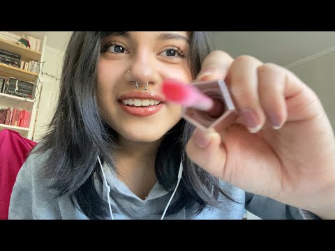 ASMR~ FASTEST Makeup Application (Relaxing Fireplace Noises)