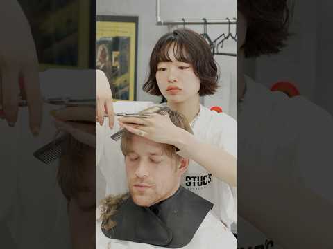💈(ASMR) In Her Care, He Found Peace – Japanese Lady Barber’s Healing Hands
