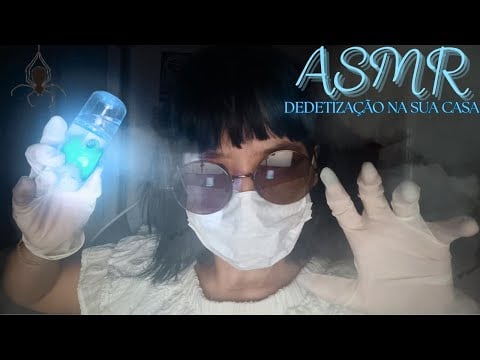 ASMR ✰ DEDETIZAÇÃO na sua CASA 🐛🕷️