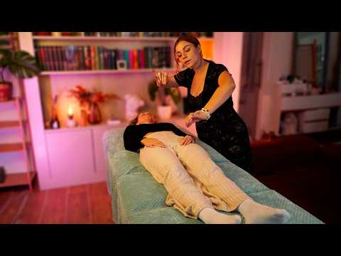 ASMR Reiki Energy Plucking & Healing You by Touch, Negative Energy Cleansing on a Real Person