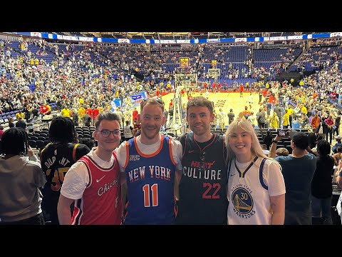 ASMR AT A BASKETBALL GAME! (London Vlog)