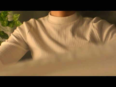 ASMR tucking you in and adjusting your blanket 🛏️🌑 - fabric rustling, pillow scratching