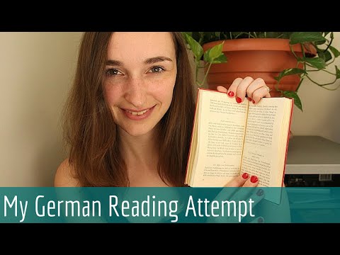 Soft Spoken German Book Reading & Page Flipping - ASMR