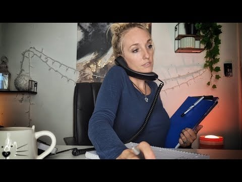 ASMR | Realistic Office Roleplay | 📝💼 