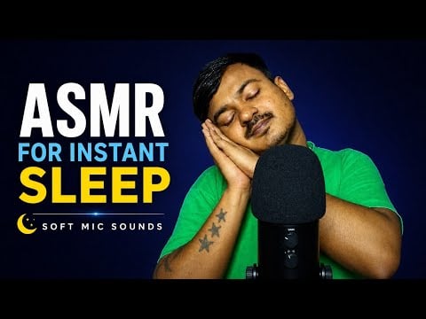 ASMR For Instant Sleep 🌙 | Soft Mic Sounds