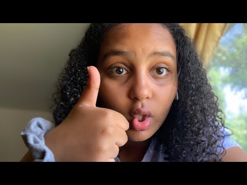 ASMR Face painting RP, visual triggers, and mouth sounds