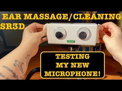 ASMR|⚠️TESTING MY NEW MICROPHONE! FAST AD AGGRESSIVE EAR MASSAGE AND CLEANING W/ SOME TOOLS. LOUD