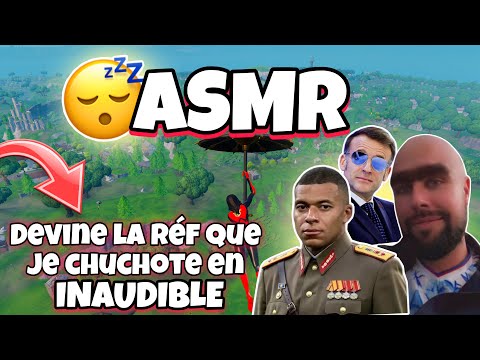 ASMR Français • DEVINE LA RÉF QUE JE CHUCHOTE EN INAUDIBLE ! 😴 #2
