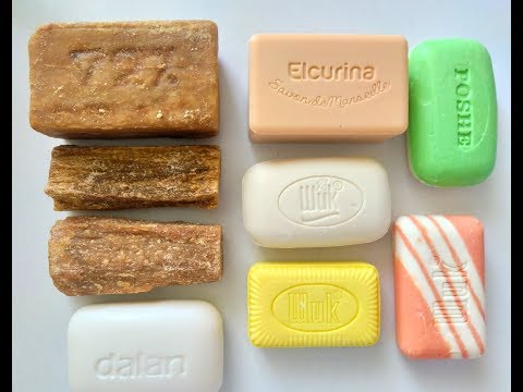 Dry Soap carving ASMR\ relaxing sounds\ No talking. Satisfying ASMR video\ Cutting soap