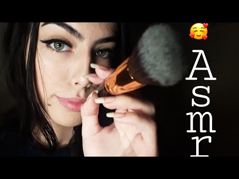 *Asmr* te acalmando (conversa+ pincel na tela)