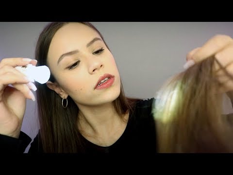 ASMR EXAMINANDO SEU CABELO [VÍDEO PARA DORMIR]