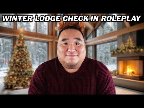 Winter Lodge Check-In ❄️ Cozy ASMR Roleplay