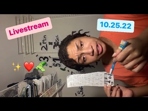 ASMR - Tiktok Livestream 10.25.22 (Part 2)