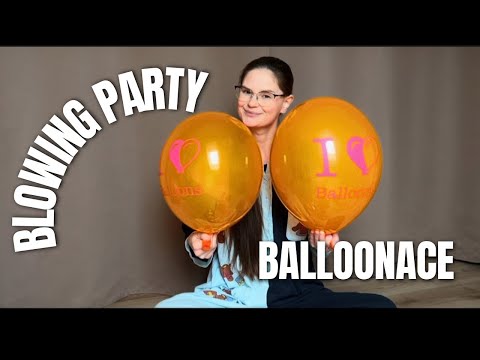 Blowing Party | BalloonAce | 🧡 Orange Balloons - For Looners