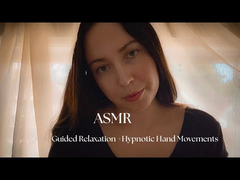 ASMR Hypnosis Guided Relaxation for Sleep  🌧️(gentle hand movements & rain)