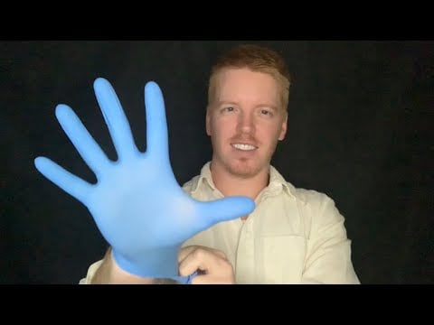 ASMR Up Close Face Touching and Hand Movements