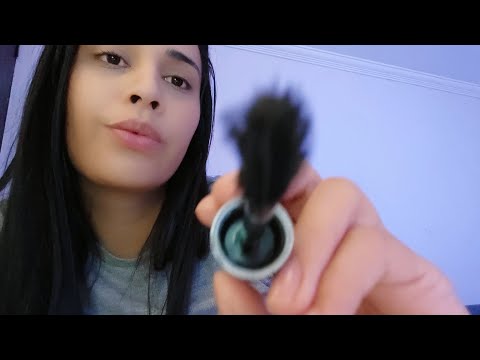 ASMR CASEIRO - PASSANDO OBJETOS NA TELA PARA VOCÊ RELAXAR (toques na tela) #mouthsounds