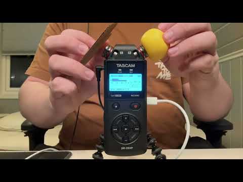 ASMR Intense Crispy Triggers with Tascam Mic
