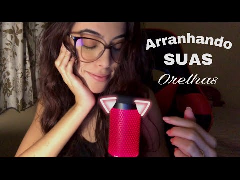 ASMR- ARRANHANDO SEUS OUVIDOS POR 10 MINUTOS!